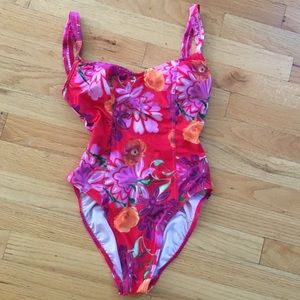 One piece swim suit, size 6